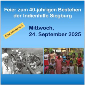 Ankündigung der 40-Jahr-Feier am 24.09.2025